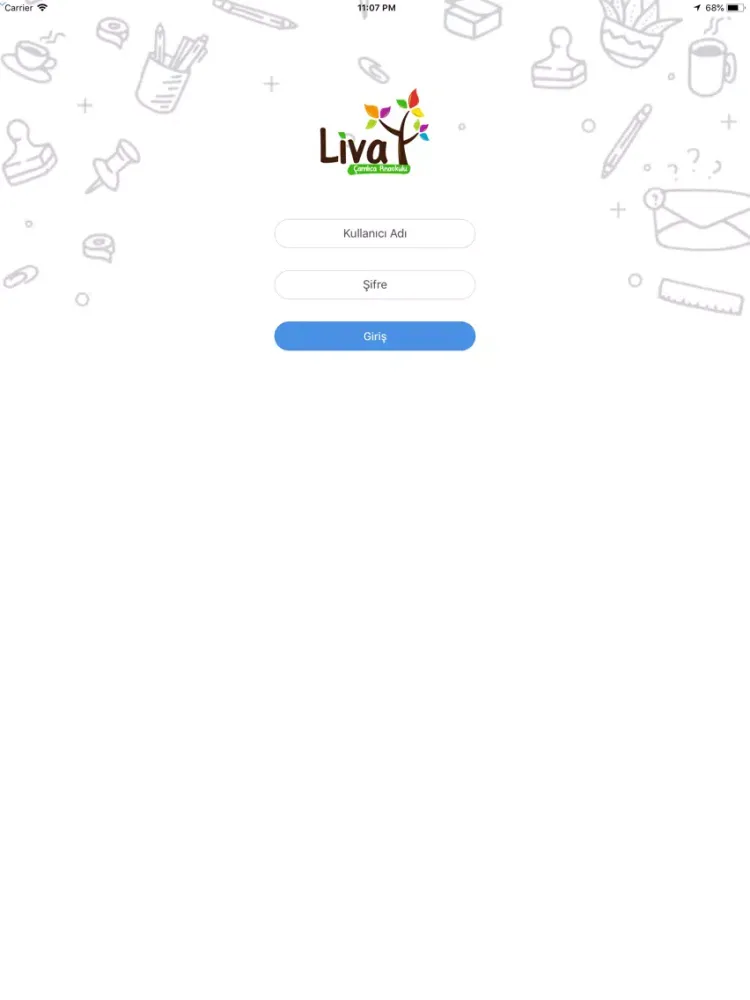 Liva Anaokulu. iPad  Ekran Görüntüleri